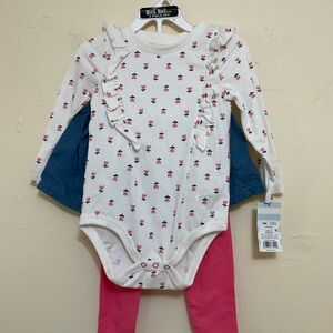 Charming Floral Long Sleeve Bodysuit‎